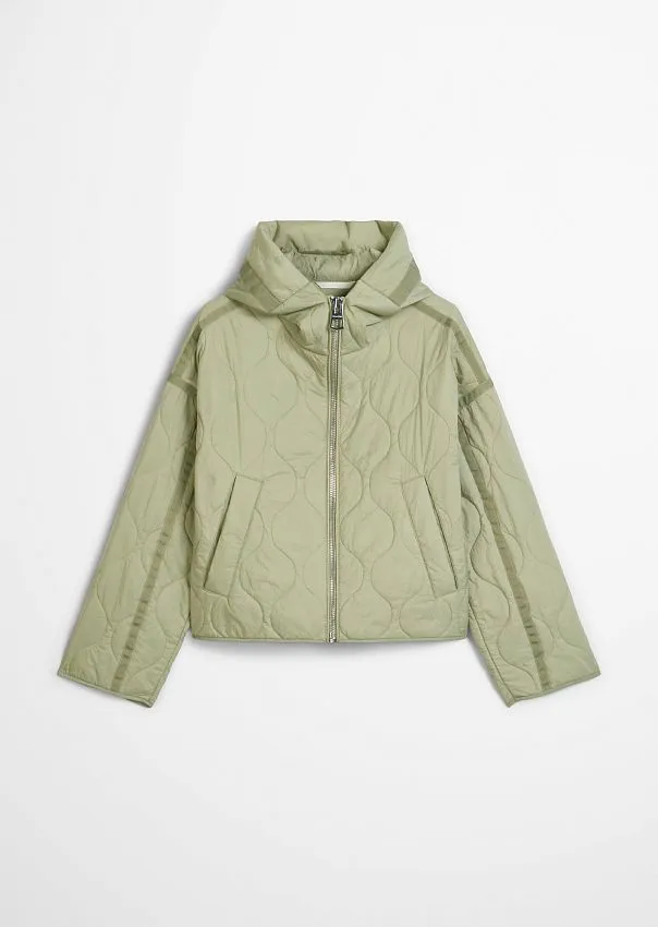 Куртка с фиксированным капюшоном