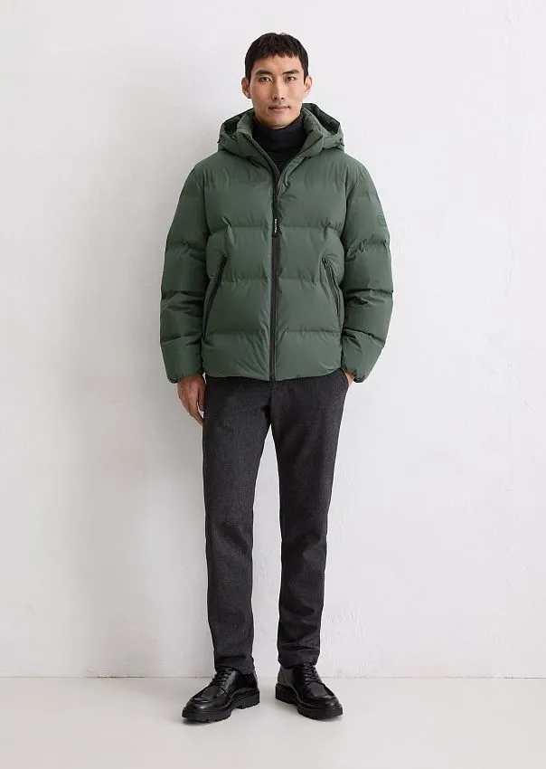 Технологичный пуховик с манжетами и съемным капюшоном  Marc o'Polo - фото 3