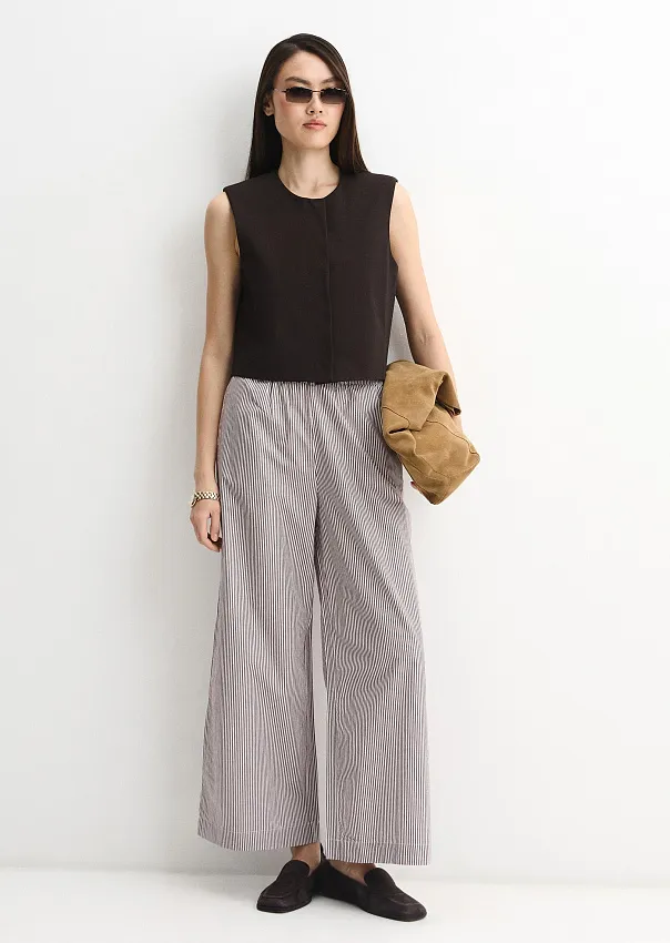 Брюки широкие и органического хлопка