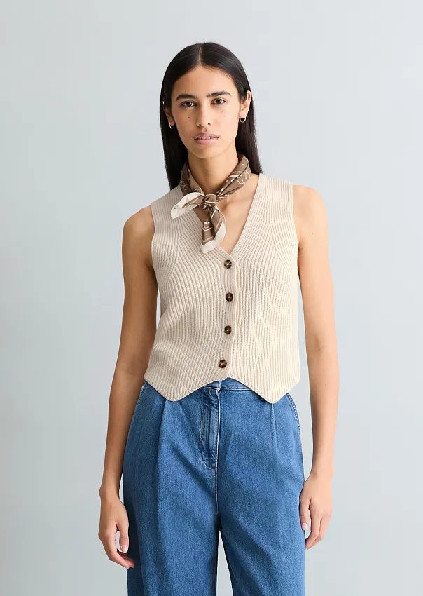 Жилет из органического хлопка