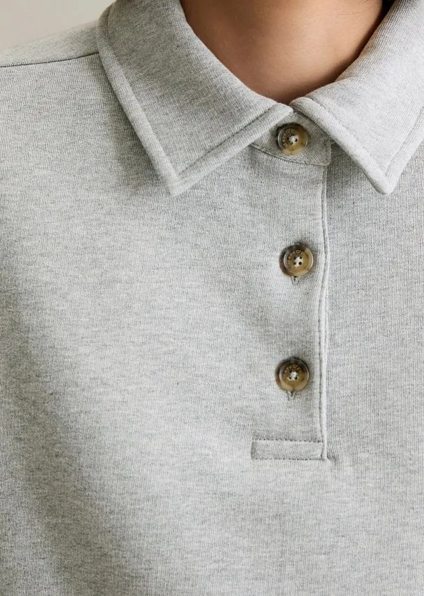 Свитшот с воротником поло Marc o'Polo - фото 4