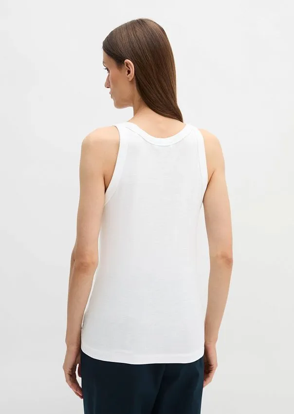 Топ в рубчик из органического хлопка Marc o'Polo - фото 2