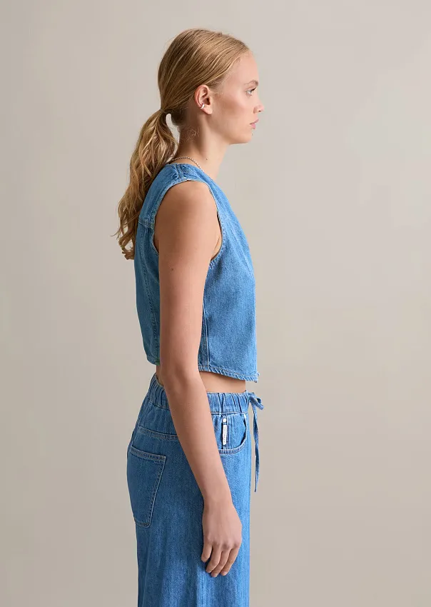 Джинсовый жилет Marc o'Polo - фото 5