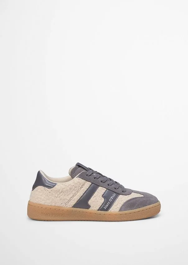 Кеды Court из натуральной кожи и искусственного меха Marc o'Polo - фото 1