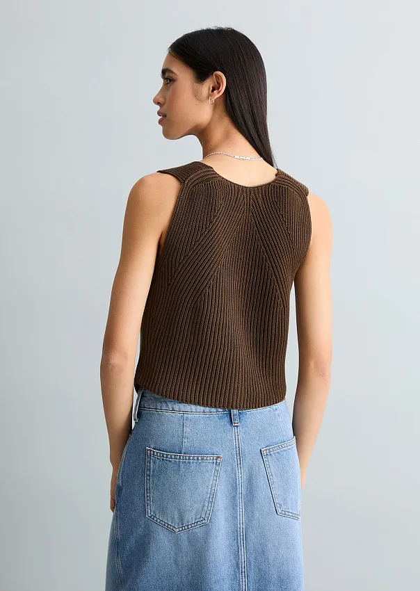 Жилет из органического хлопка