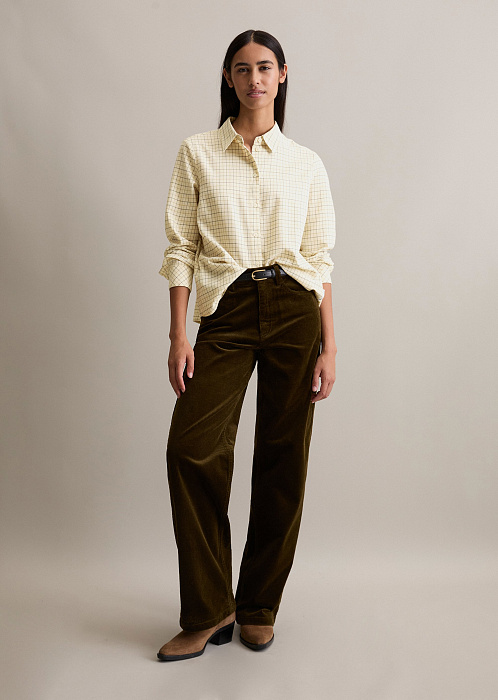 Рубашка фланелевая из органического хлопка