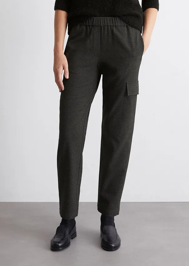 Фланелевые брюки карго