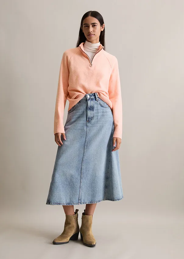 Джемпер с высоким воротом из мягкой смесовой шерсти Marc o'Polo - фото 3