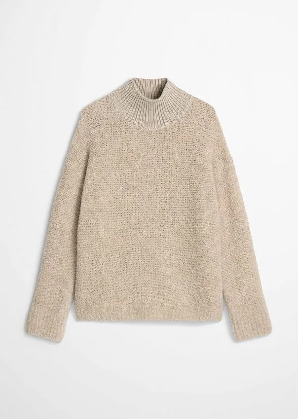 Свитер из смесовой буклированной пряжи Marc o'Polo - фото 6