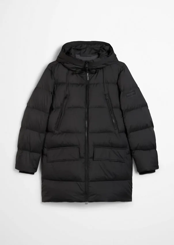 Стеганый пуховик с фиксированным капюшоном Marc o'Polo - фото 6