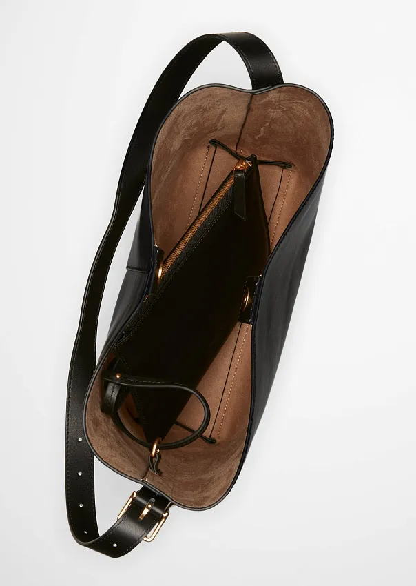 Сумка хобо из натуральной кожи Marc o'Polo - фото 5