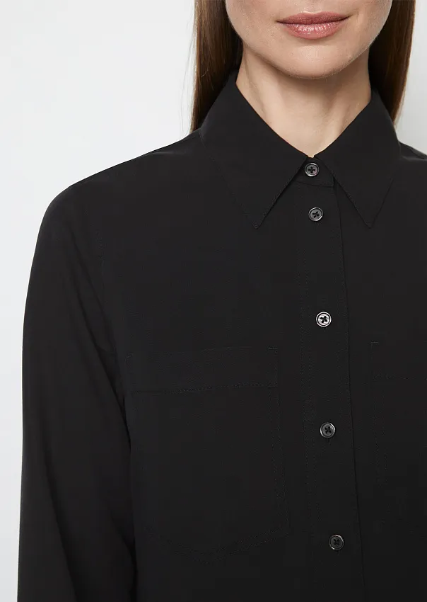 Платье-рубашка из лиоцелла