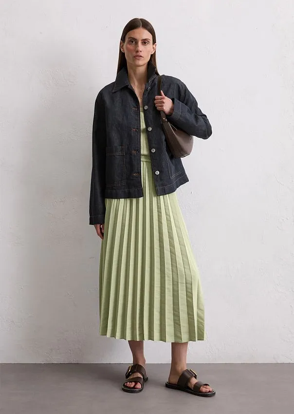 Джинсовая куртка из органического хлопка и льна Marc o'Polo - фото 1