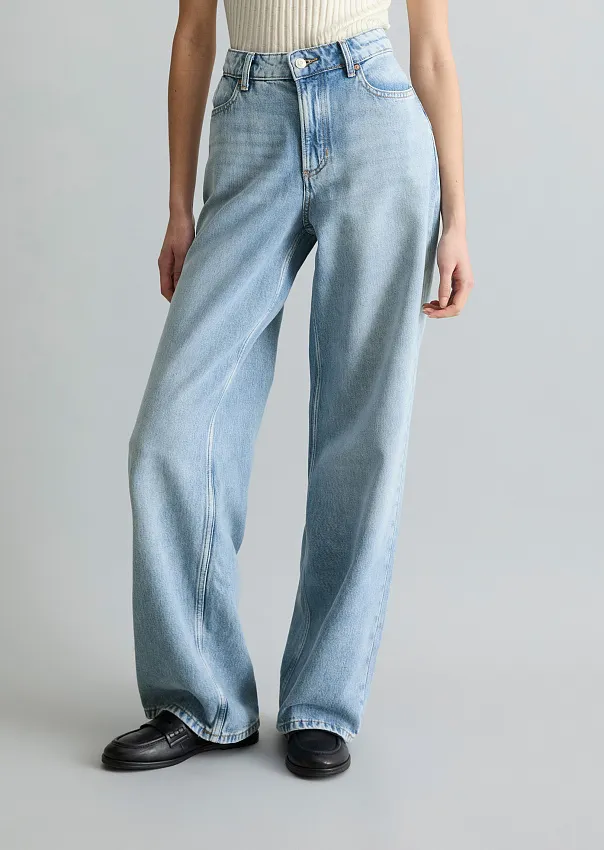 Джинсы широкие из лиоцелла и органического хлопка