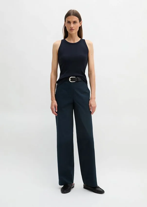 Топ в рубчик из органического хлопка