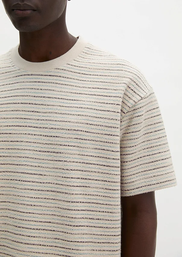 Футболка из фактурного джерси