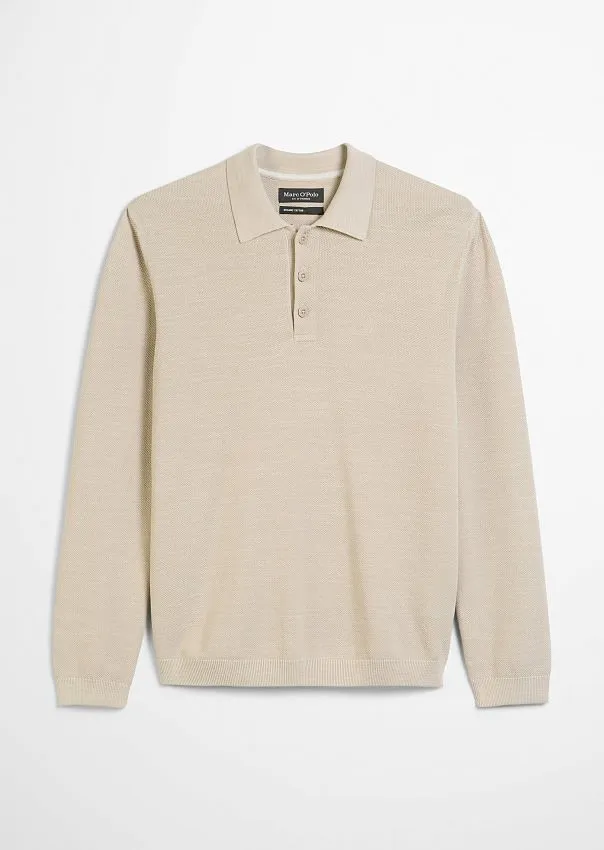 Поло с длинными рукавами Marc o'Polo - фото 6