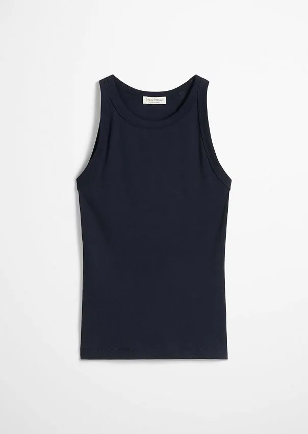 Топ в рубчик из органического хлопка Marc o'Polo - фото 6