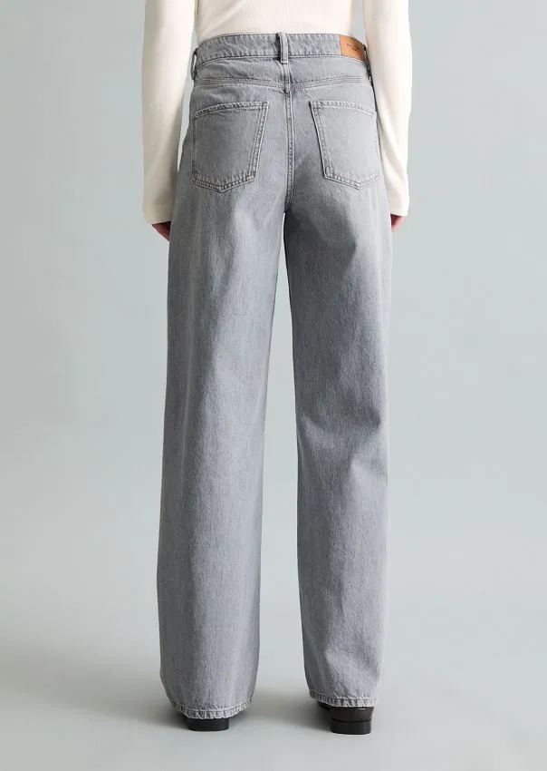 Джинсы широкие из органического хлопка