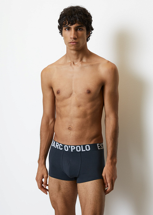 Темно-синий/серый меланж/лаймовый