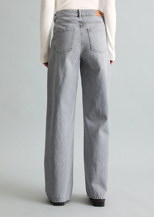 Джинсы широкие из органического хлопка