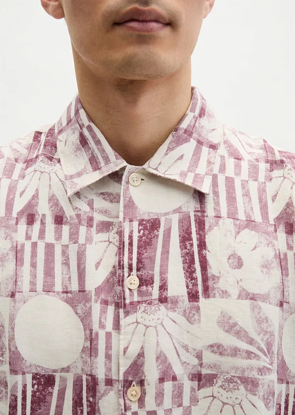 Рубашка изо льна