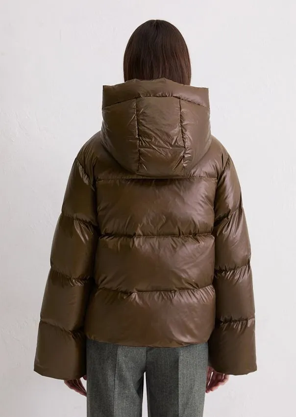 Пуховик из глянцевого нейлона Marc o'Polo - фото 2