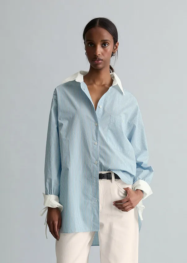 Рубашка из хлопкового поплина
