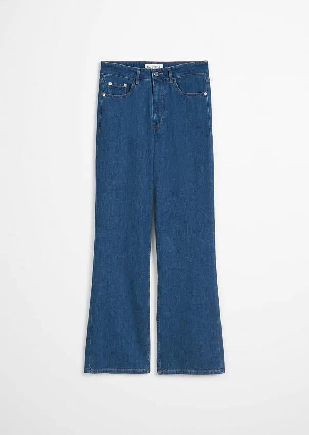 Широкие джинсы из смесового хлопка Marc o'Polo - фото 6