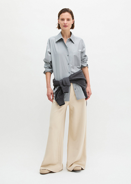 Рубашка из хлопкового поплина