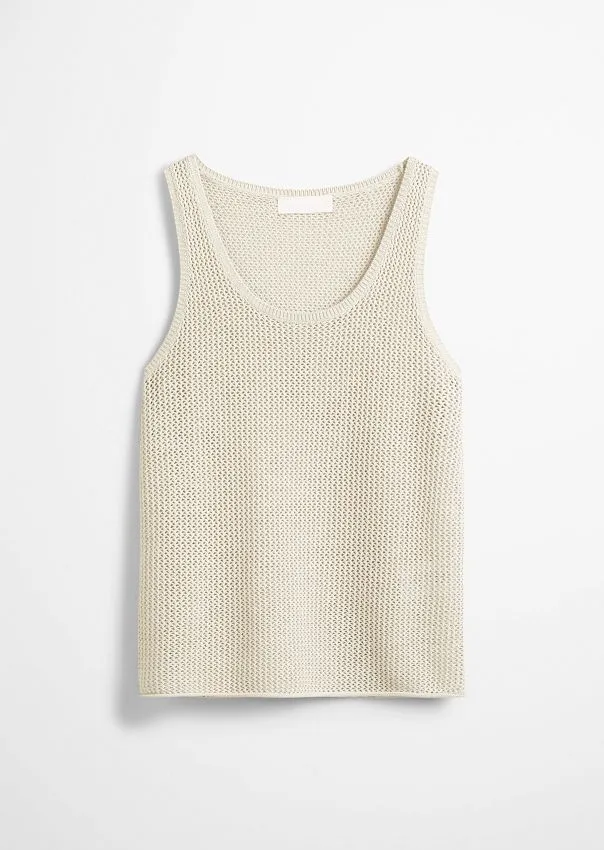 Топ вязаный из органического хлопка и льна Marc o'Polo - фото 6