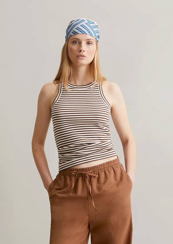 Топ из смесового хлопка Marc o'Polo - фото 3