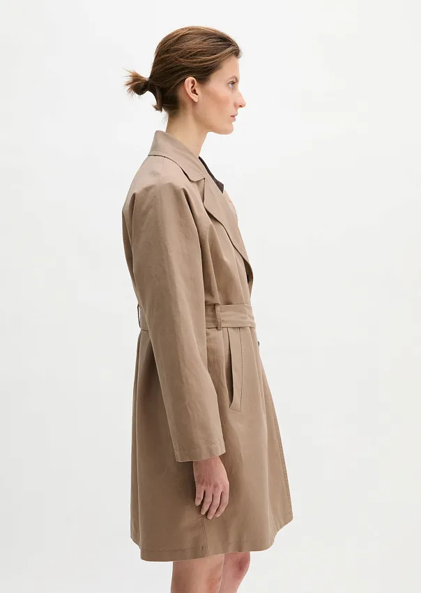 Тренч из смесового хлопка
