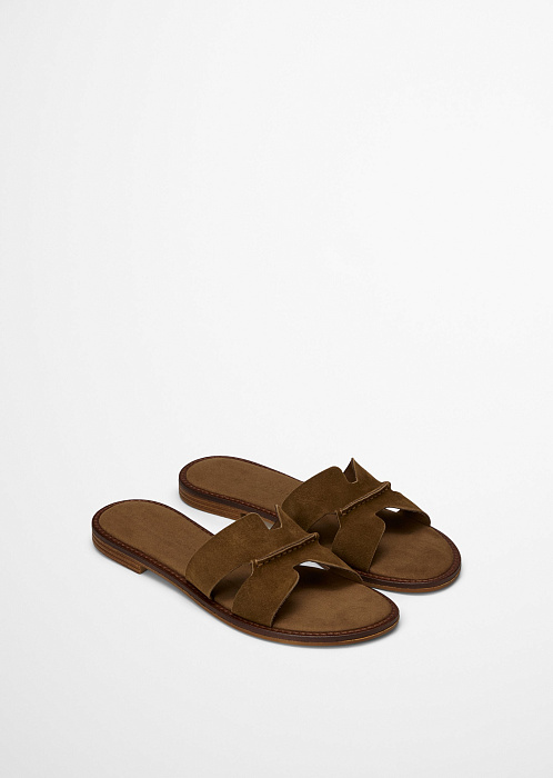 Пантолеты из натуральной замши