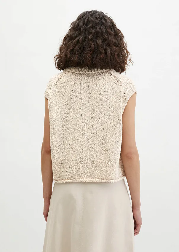 Жилет из смесового хлопка
