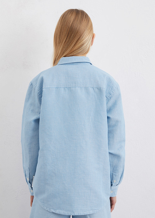 Рубашка изо льна и органического хлопка