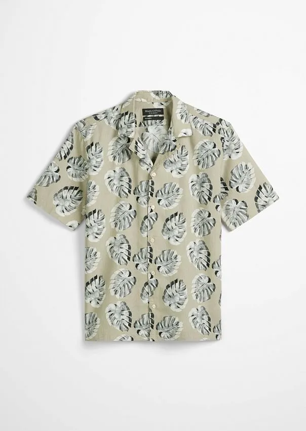 Рубашка изо льна и органического хлопка Marc o'Polo - фото 6