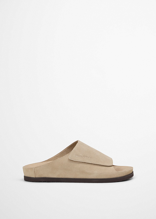 Сабо из натуральной замши
