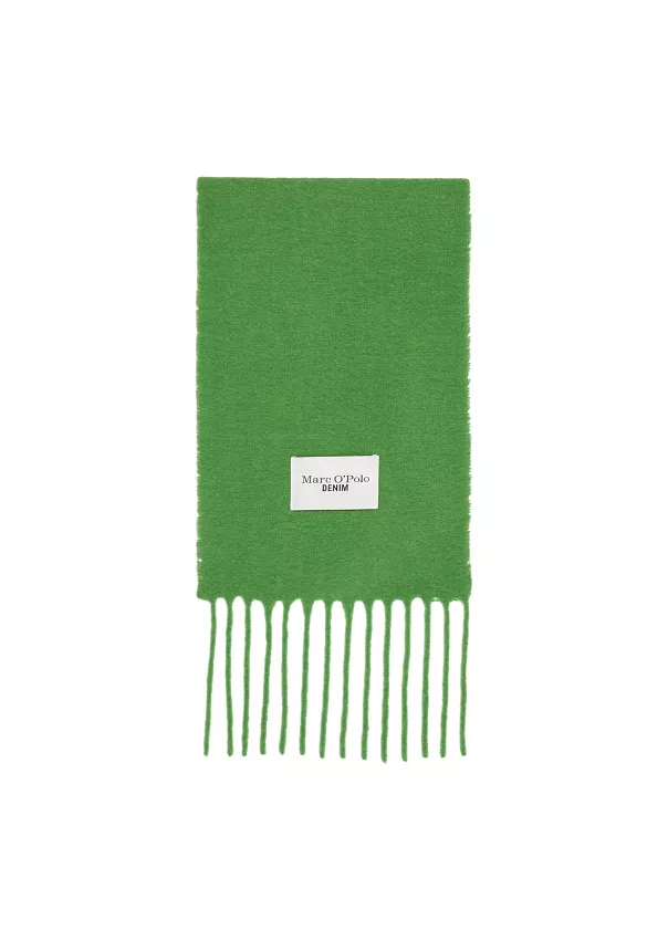 Шарф с бахромой из шерсти альпака Marc o'Polo - фото 5