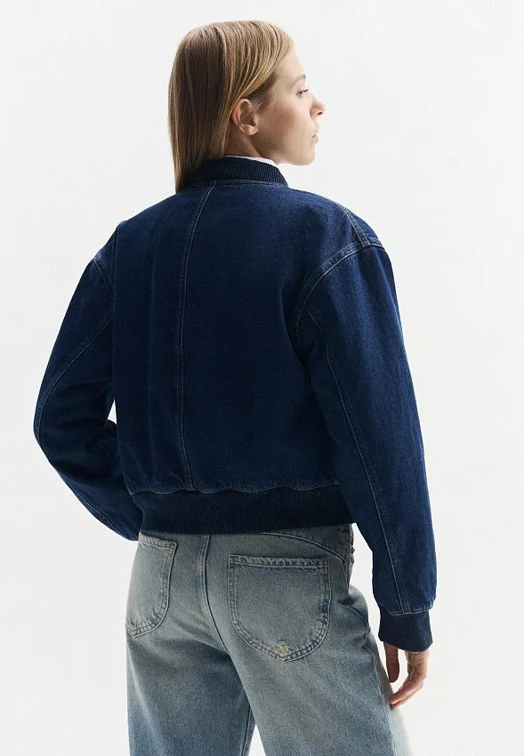 Куртка-бомбер джинсовая Marc o'Polo - фото 3