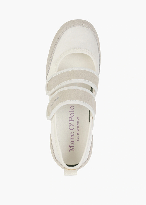 Балетки комбинированные 
