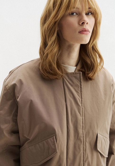 Бомбер с легким утеплителем