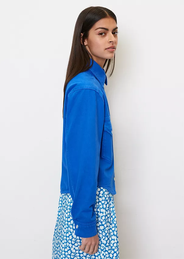 Укороченная верхняя рубашка из переработанного хлопка Marc o'Polo - фото 5