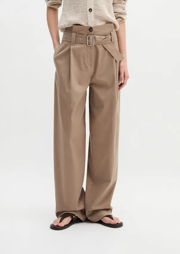 Брюки из органического хлопка и лиоцелла 