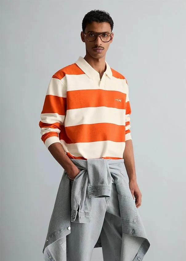 Свитшот-поло из органического хлопка Marc o'Polo - фото 1