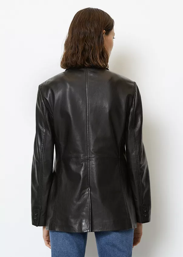 Блейзер из ягнячьей кожи наппа Marc o'Polo - фото 2