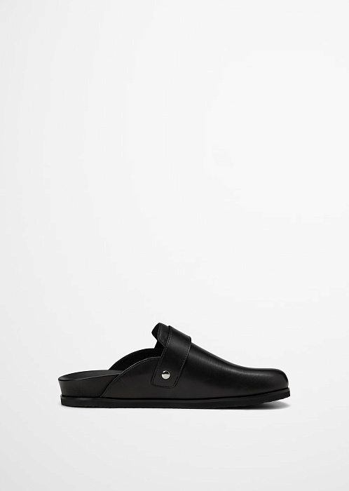 Сабо из натуральной кожи