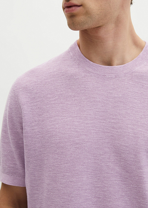 Джемпер из хлопка и льна