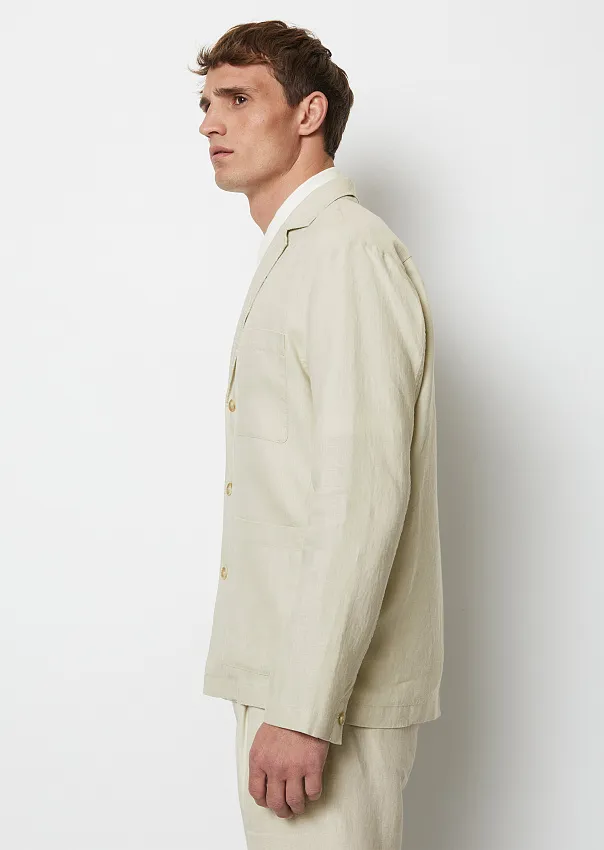 Пиджак из чистого льна