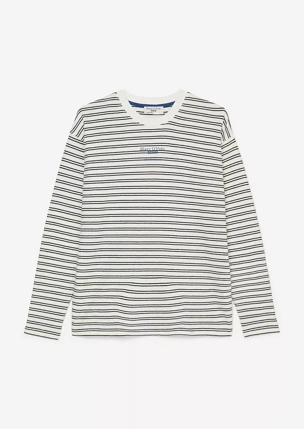 Оверсайз лонгслив из ткани джерси «слаб» Marc o'Polo - фото 6